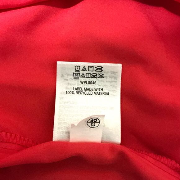 INC Women's Floral-Print Pleated Halter Top Small Flowy Sheer Lined Coral - Picture 11 of 11